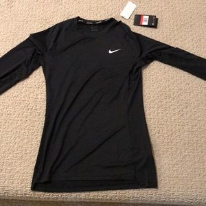 Nike Pro dri-fit black long sleeve compression, Men’s Large (L), NWT